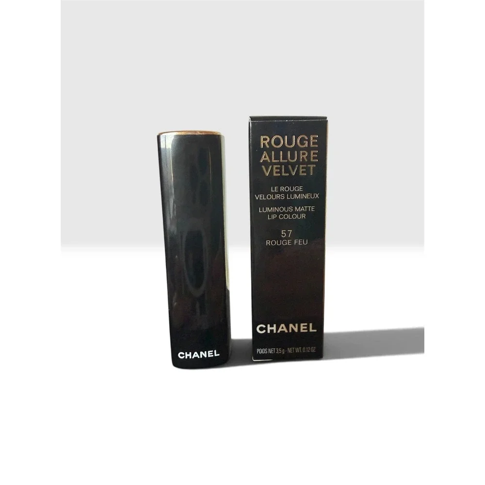 Chanel Rouge Allure Velvet Luminous Matte Lip Colour - #57 Rouge Feu. NIB